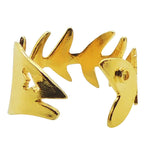 Dana Levy Fish Scales Cuff Ring - Front View