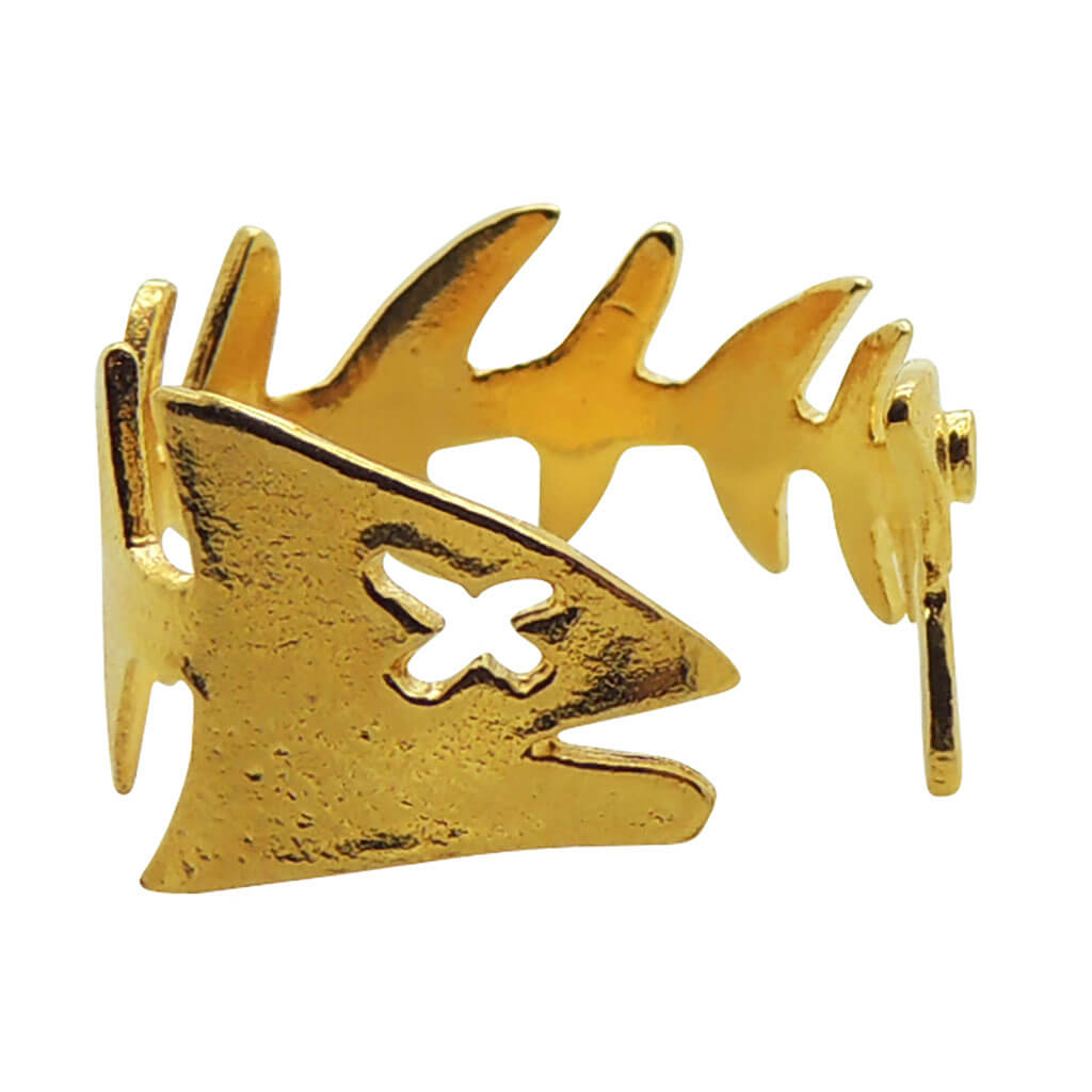 Dana Levy Fish Scales Cuff Ring - Side View