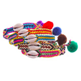 Dana Levy Cowry Shell Charm Friendship Bracelets Stack