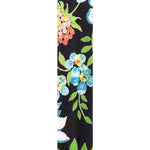 Dana Levy Black Multicolour Floral Liberty Fabric Close Up