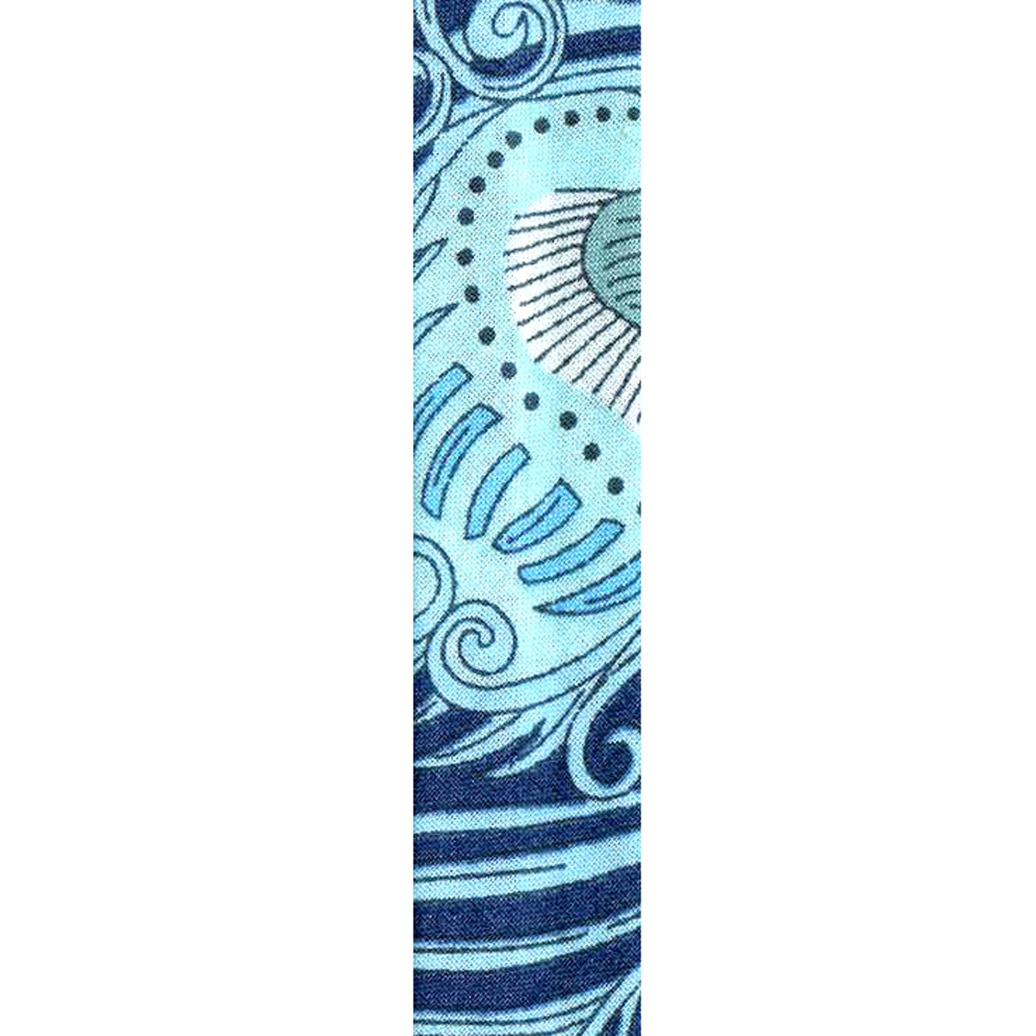 Dana Levy Blue Feather Liberty Fabric Close Up