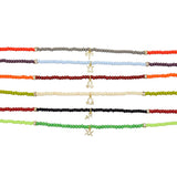 Dana Levy Mini Diamante Zodiac Symbol Charm Glass Bead Duo Necklace - Group Detail