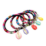 Dana Levy Enamel Cowrie Shell Charm Lima Friendship Bracelet - Group