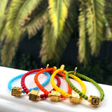 Dana Levy Alphabet Cube Charm Glass Bead Bracelet - Hello Group