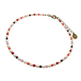 Dana Levy Miami Pink Freshwater Pearl Choker - Antique Gold