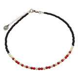 Dana Levy Morse Code Blessings Glass Bead Choker - Love