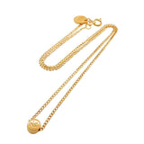 Dana Levy Midas Smiley Charm Chain Necklace