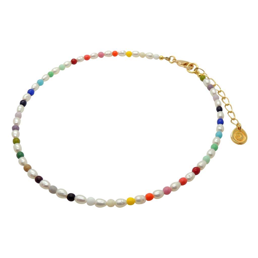 Dana Levy Mini Freshwater Pearl Rainbow Choker