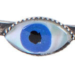 Dana Levy mother of pearl evil eye trio cuff bracelet - Detail Antique Silver