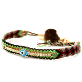 Dana Levy Diamante Band Lucky Charm Friendship Bracelet - Earthy Mix