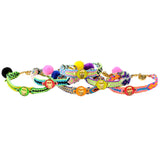 Dana Levy Neon Enamel Hamsa Hand Token Friendship Bracelets Pyramid