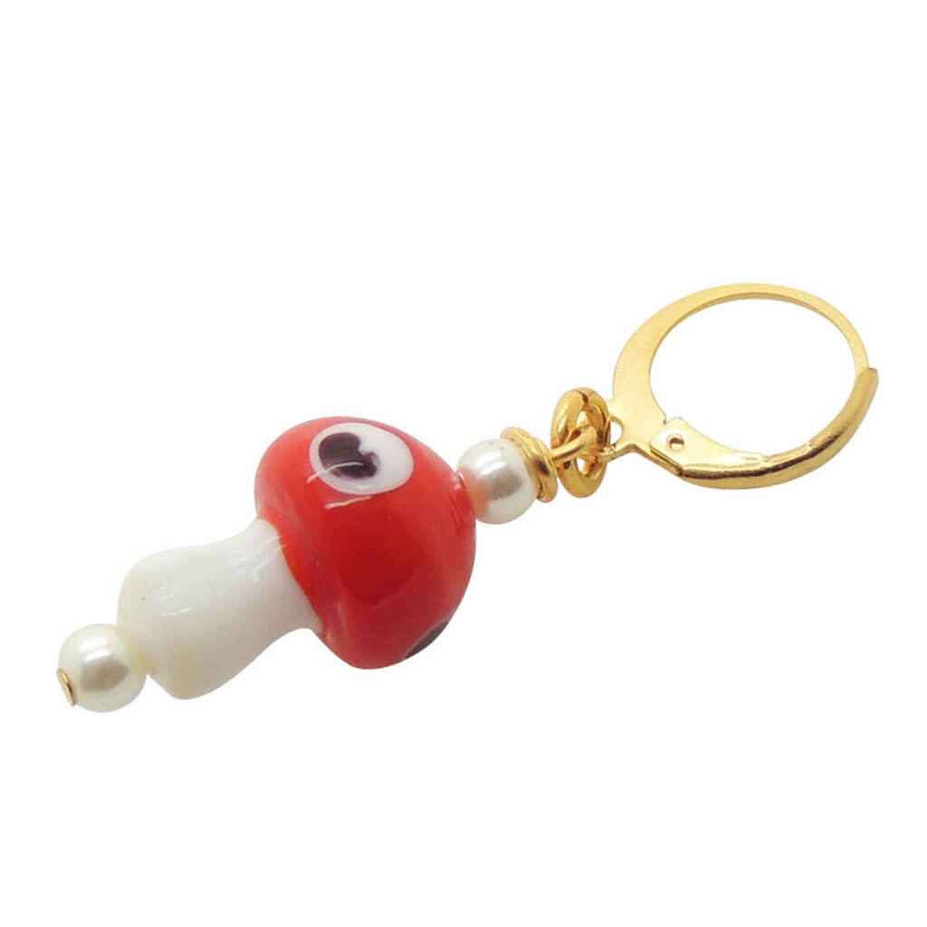 Dana Levy Enchanted Shroom Huggie Earring - Gold Plate.
