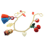 Dana Levy Maxi Lucky Charms Bag Charm - Red Lucky Charms 