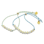 Dana Levy Personalised Name Alphabet Bead Mini Nautical Cord Bracelet - Bridal bracelets - Bride and Just Married. 