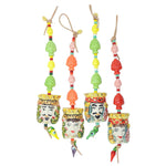 Dana Levy Sicilian Testa di Moro Charm Wall Hangings Group of four in male and female heads in a variety of colours. 