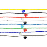 Dana Levy Evil Eye Bubble Heart Charm Glass Bead Necklace - Group Detail