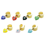 Dana Levy Glass Evil Eye Heart Charm Ring - Group