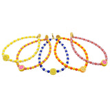 Dana Levy Sicilian Frutta Charm Two Tone Glass Bead Bracelet - Group Frutta