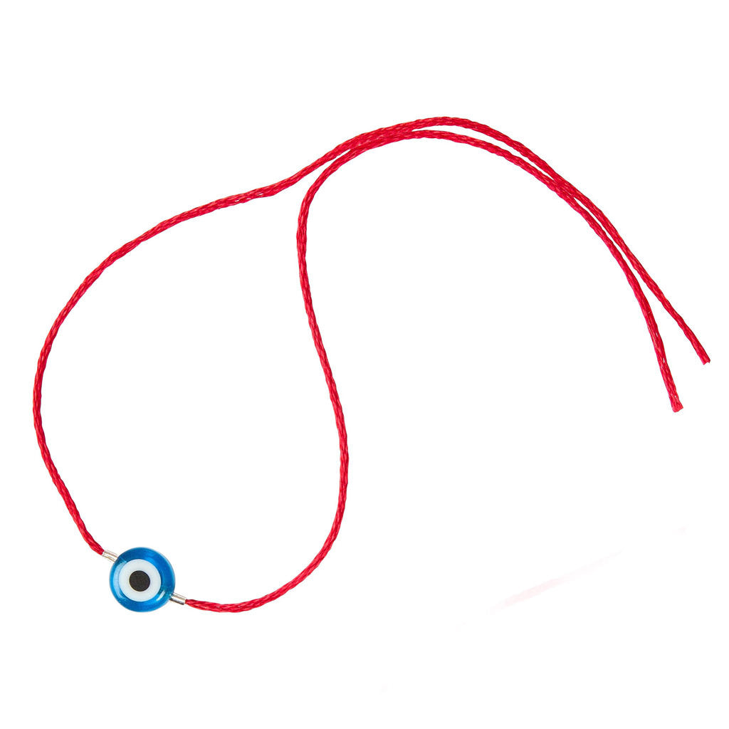Dana Levy Mini Evil Eye Charm Red String Bracelet