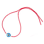Dana Levy Men's Mini Evil Eye Charm Red String Bracelet