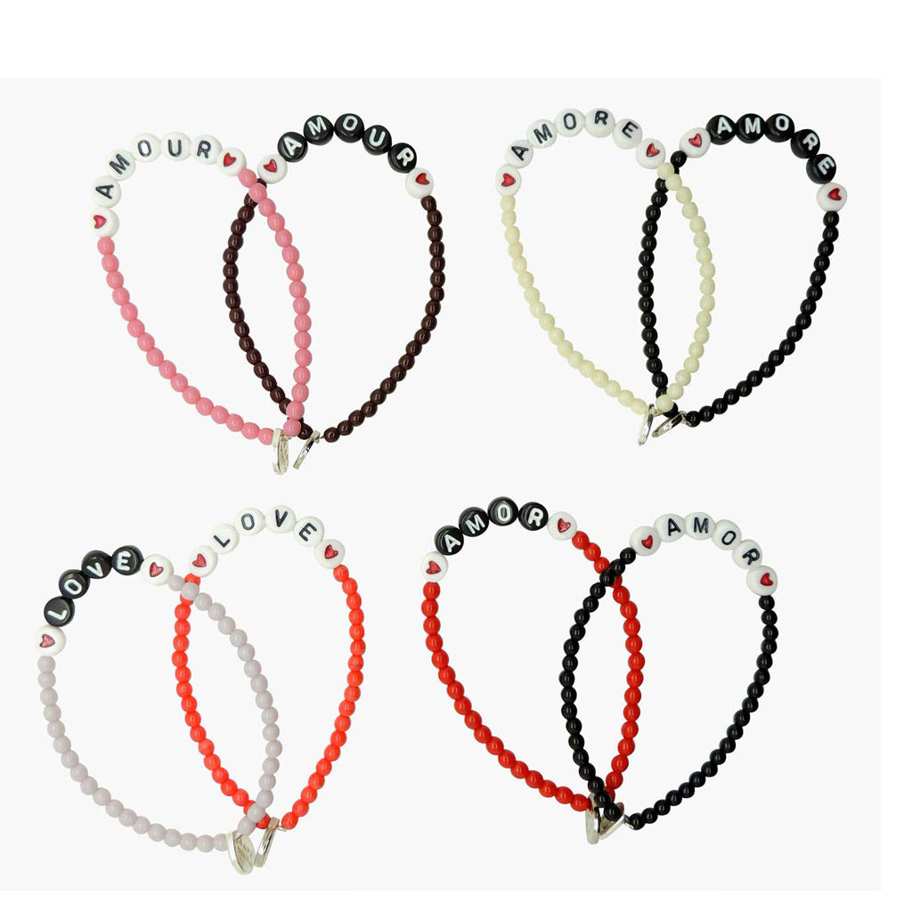 Dana Levy Men's Love Letters Glass Bead Bracelet - 4 Languages