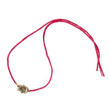Dana Levy Mini Hamsa Hand Red String Bracelet - Antique Gold