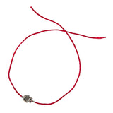 Dana Levy Mini Hamsa Hand Red String Bracelet - Antique Silver