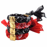 Dana Levy Alphabet Charm Bandana Braid Bracelet - ABCD Group