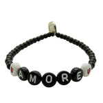 Dana Levy Men's Love Letters Glass Bead Bracelet - Amore Black