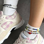 Dana Levy Yin Yang Charm Polka Dot Gemstone Anklet - Anklet Variety Trainers ThreadsGen