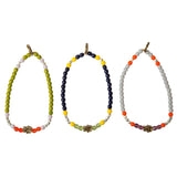 Dana Levy Solid Mini Hamsa Hand Charm Glass Bead Mix Bracelet - Antique Gold 