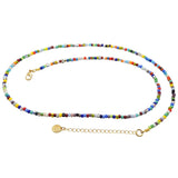 Dana Levy Balagan Multicolour Glass Bead Belly Chain - Gold Plate 