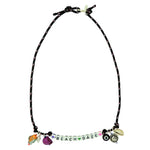 Dana Levy Treasure Island Alphabet Charm Cord Necklace - Beach Daze