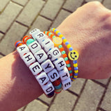 Dana Levy Maxi DIY Personalised Name Abacus Cord Bracelet - Brighter Days Ahead