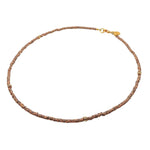 Dana Levy Limited Edition Sparkle Charm Animal Print Necklace - Tan/ Black