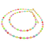 Dana Levy Multicolour Mini Smiley Charm Freshwater Pearl Necklace - Necklace Choker