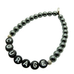 Dana Levy Spiritual Healing Gemstone Bead Bracelet - Courage Haematite