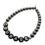Dana Levy Spiritual Healing Gemstone Bead Bracelet - Courage Haematite