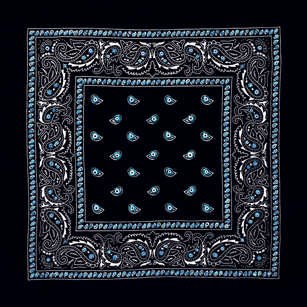 Dana Levy Evil Eye Bandana Silk Scarf