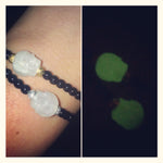 Dana Levy Glow in the Dark Skull Charm Bracelets Light & Dark 