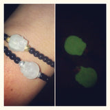 Dana Levy Glow in the Dark Skull Charm Bracelets Light & Dark 