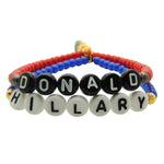 Dana Levy You Name It Personalised Name Alphabet Glass Bead Bracelet - Donald and Hillary