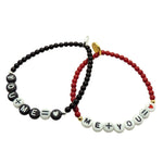 Dana Levy Do The Math Personalised Glass Bead Bracelet - You + Me, Me + You 
