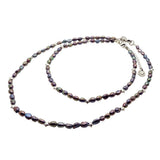 Dana Levy Star Charm Peacock Pearl Choker - Choker and Necklace Duo in Silver