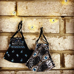 Dana Levy Evil Eye Chain Face Covering - With Evil Eye Bandana Face Covering