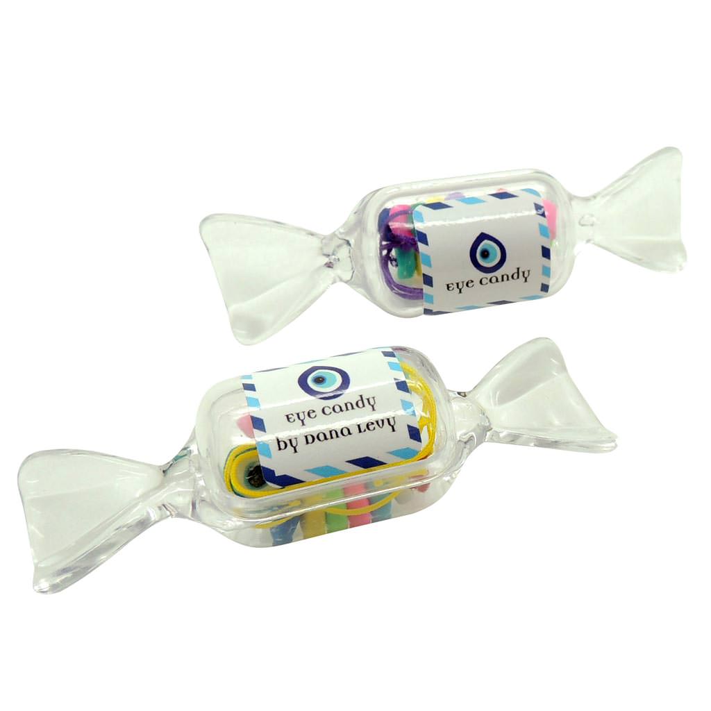 Dana Levy Eye Candy String Cord Bracelet - Bracelets in Candy Wrapper Containers