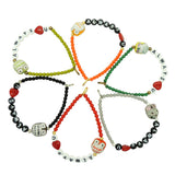 Dana Levy Owl Always Love You Charm Glass Bead Bracelet - Group