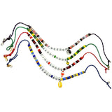 Dana LevyMaxi DIY Personalised Name Abacus Cord Necklace - Group Black Green Red Navy