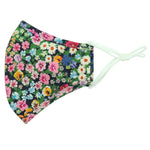 Dana Levy Floral Meadow Face Covering - Folded