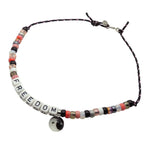 Dana LevyMaxi DIY Personalised Name Abacus Cord Necklace - Freedom / Black Cord